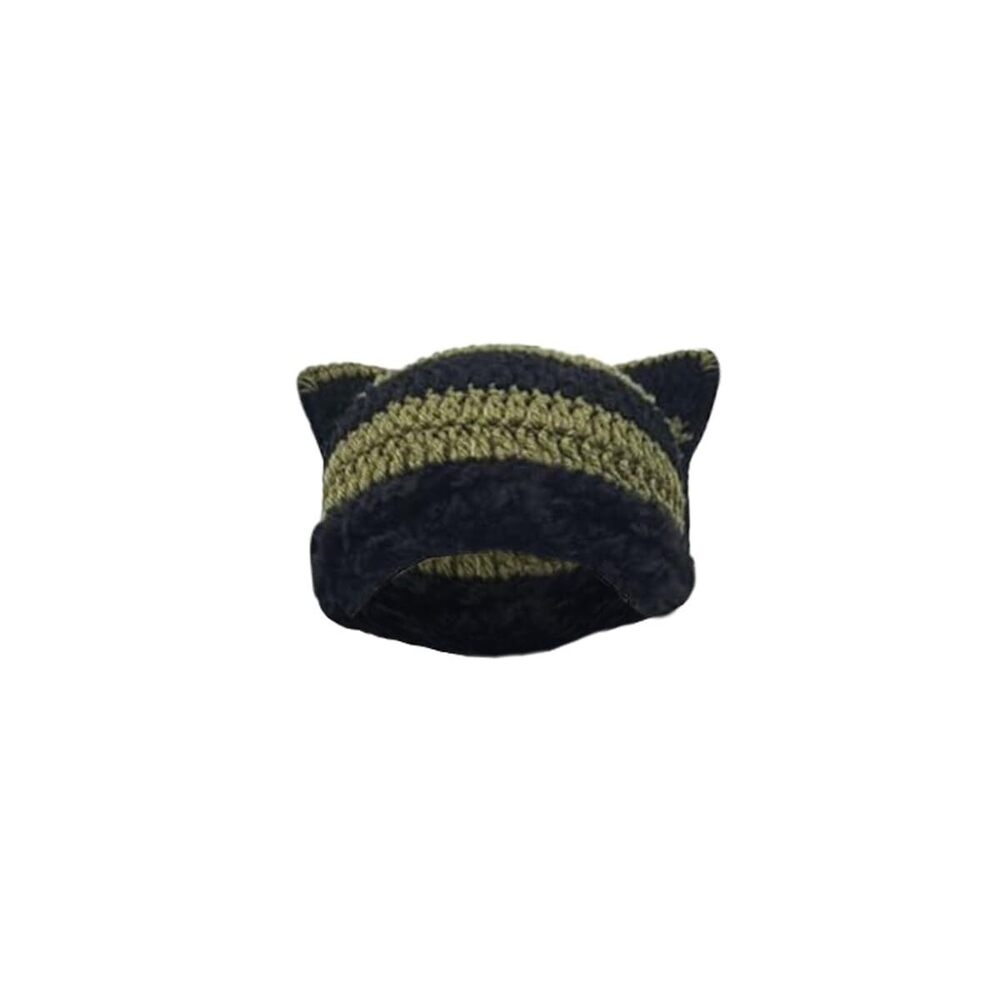 1392 Vintage Beanies Fox Hat Grunge Accessories Slouchy Beanies Crochet